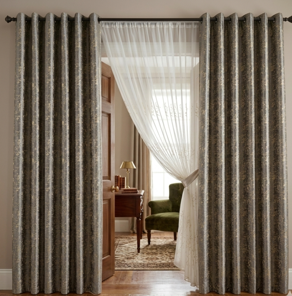 Rideaux décoratifs élégants – Occultant & Moderne pour Salon et Chambre